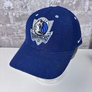 Dallas Mavericks Hat Cap Strap Back Mens One Size Blue NBA Basketball Wool Nike